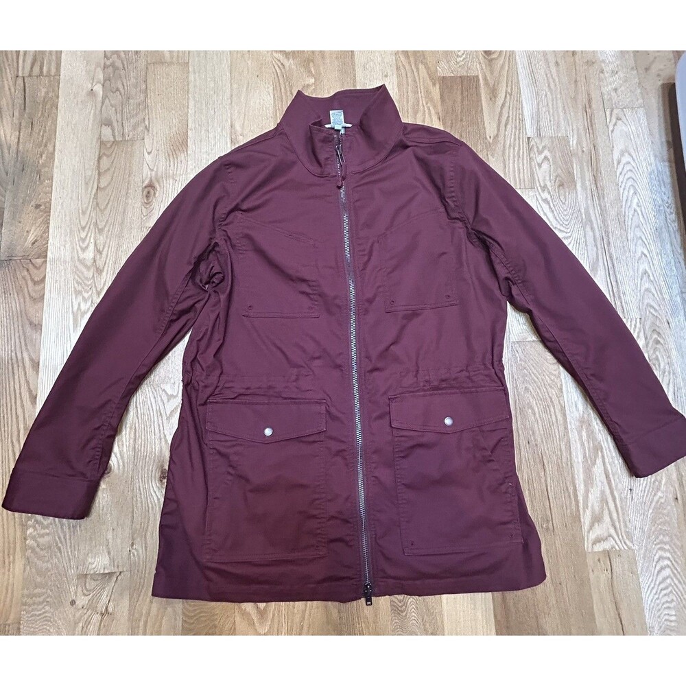 Duluth Trading Co Women's DuluthFlex Fire Hose Coolmax Jacket maroon/red XL